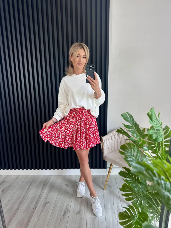 Bluza bombka MAXINE 95% bawełna śmietanka - obrazek 3