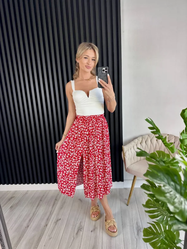 Top MELISA 90% nylon biały - obrazek 2