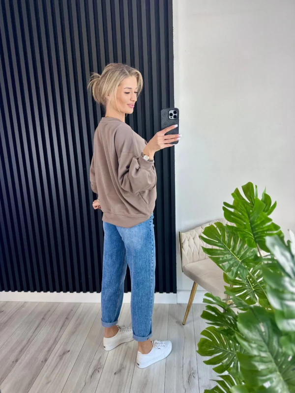 Bluza AVA 80% bawełna fango - obrazek 4